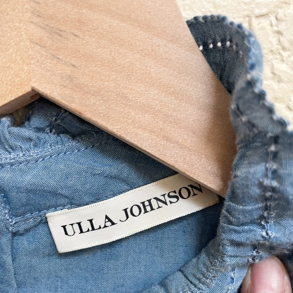 Ulla Johnson Mock Neck Long Sleeve Crop Top 248/046 - Picture 9 of 10